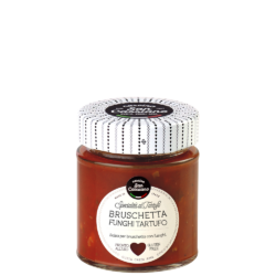 Bruschetta Pomodoro funghi tartufo