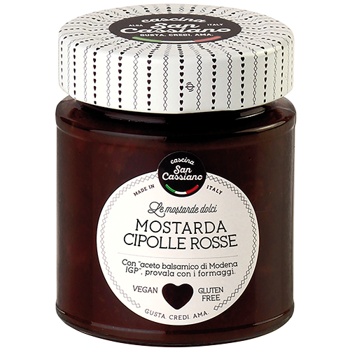 CSC268_Mostarda Dolce Di Cipolle Rosse - Ivegan