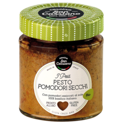 Pesto biologique de tomates séchées et basilic