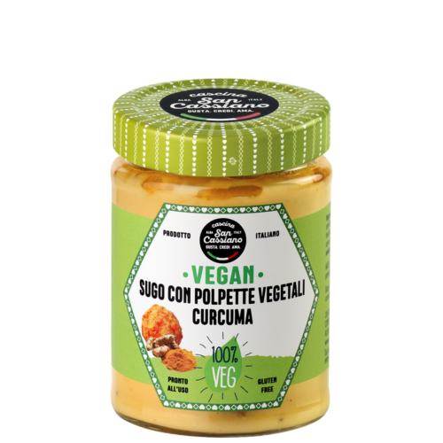 Sugo polpette vegetali Curcuma