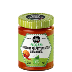 Sugo polpette vegetali Arrabbiata