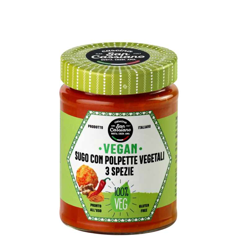 Sugo polpette vegetali 3 spezie