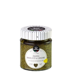 Pesto di basilico con limone di Sorrento