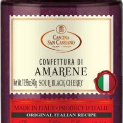 Sour black cherry jam