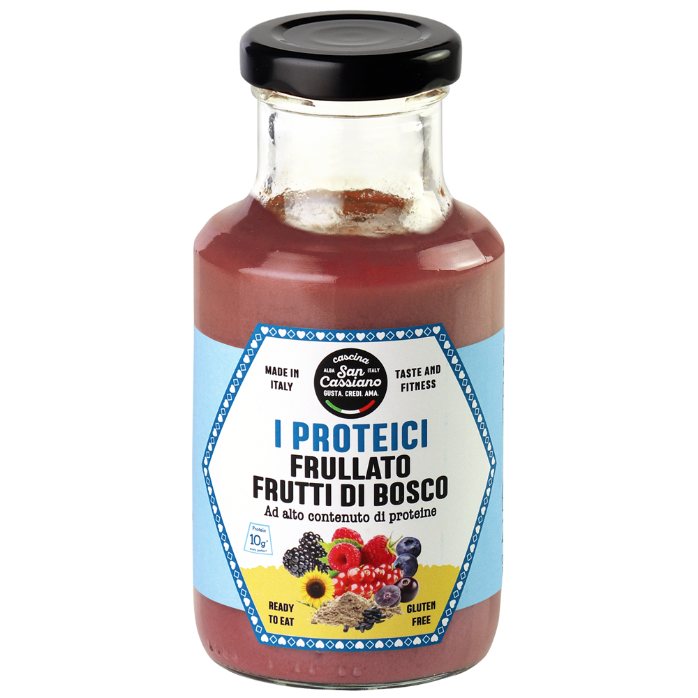 Frullato frutti di bosco proteico