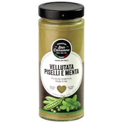 vellutata di piselli e menta